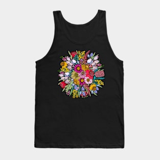 Australian Summer Wildflower Garden Tank Top